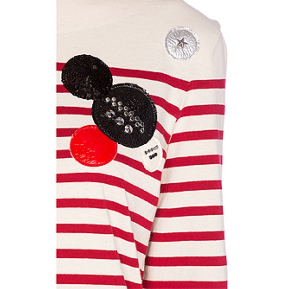 Marc By Marc Jacobs Patched Breton Stripe Top - Picture 4 of 12